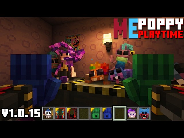 Poppy Playtime v1.0.15 Controls & Colors Update | Addon Minecraft BE