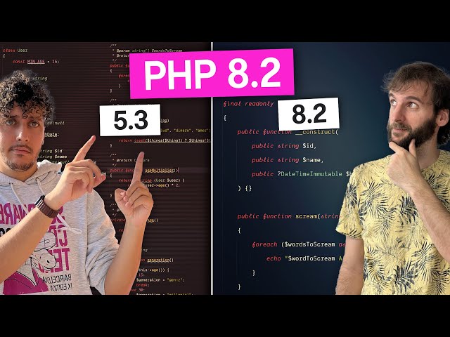 From PHP 5.3 to PHP 8.2