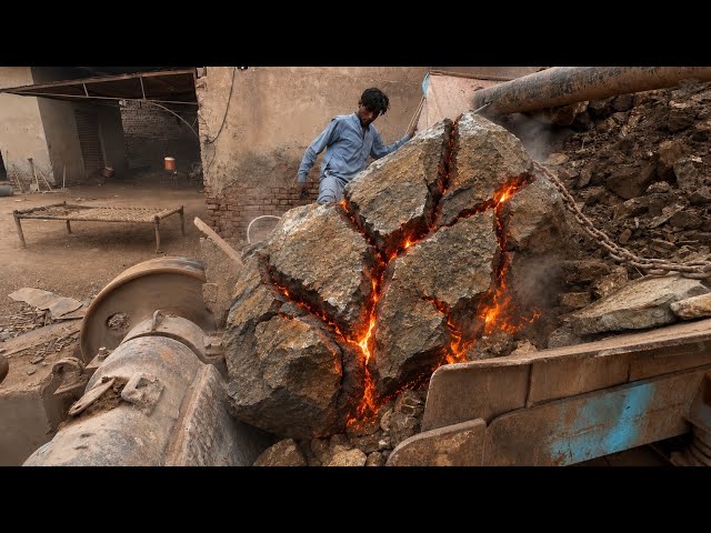 👹Amazing Quarry Primary Rock Crushing Machine Working | Satisfying Rock Crusher | Stone Crushing 