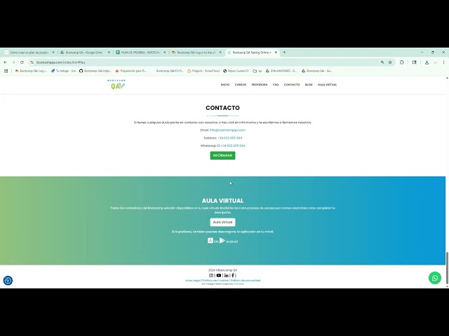 Introducción a QA Testing - Creación de Plan de Pruebas Paso a Paso - Ejemplo Práctico - Bootcamp QA