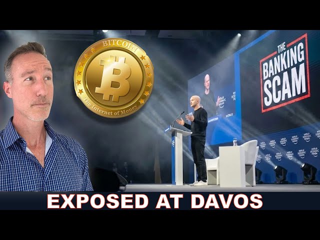 Coinbase CEO Exposes The Bank Scam At Davos.