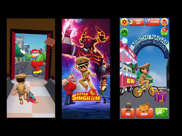 Little Singham vs cycle vs super skater | #LittleSinghamvscyclevssuperskater |#viralvideo #gamerlife