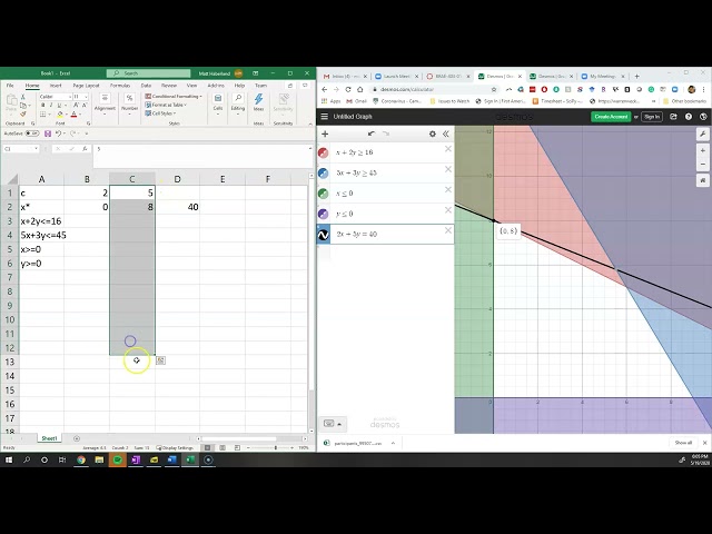 Optimization III: Calculating Shadow Prices Graphically