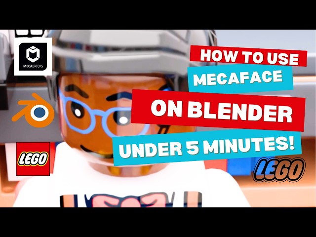 Learning LEGO MecaFace in under 5 minutes in BLENDER!