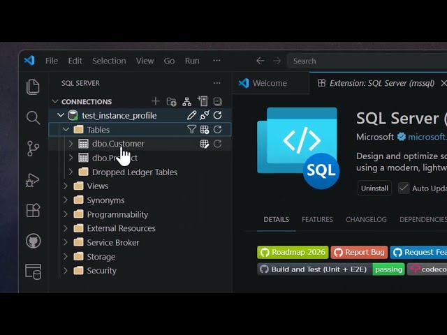 Install VS Code, MSSQL Extension, and Query SQL Server Tables