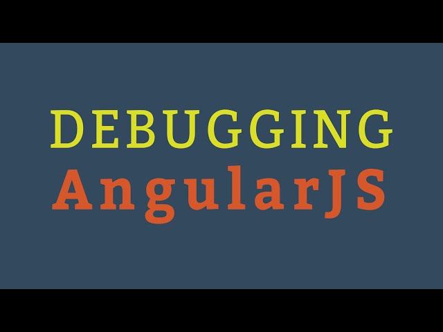 Debugging AngularJS on the browser console