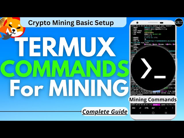 Termux Mining Commands | Complete Commands List | Termux crypto mining