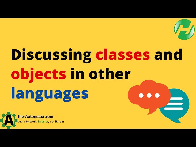 🌎Discover How Classes and Objects Work in Other Programming Languages - Don't Miss Out!