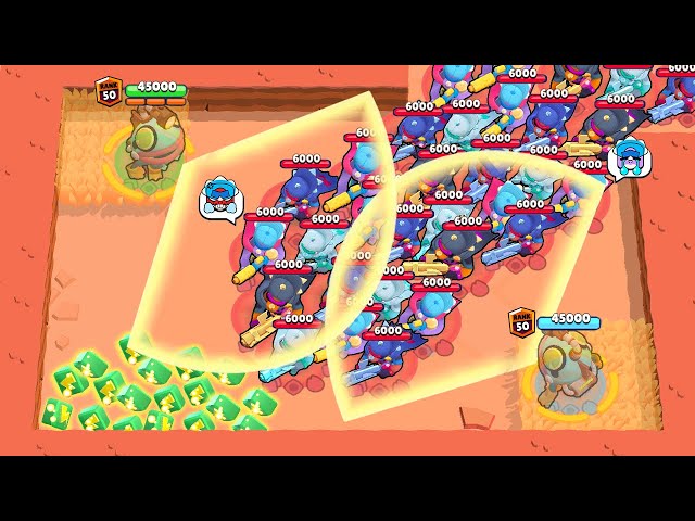 RANK 50 GLOWBERT DESTROYS 999 NOOBS PIERCE!!|Brawl Stars Funny Moments & Fails & Glitches #1516