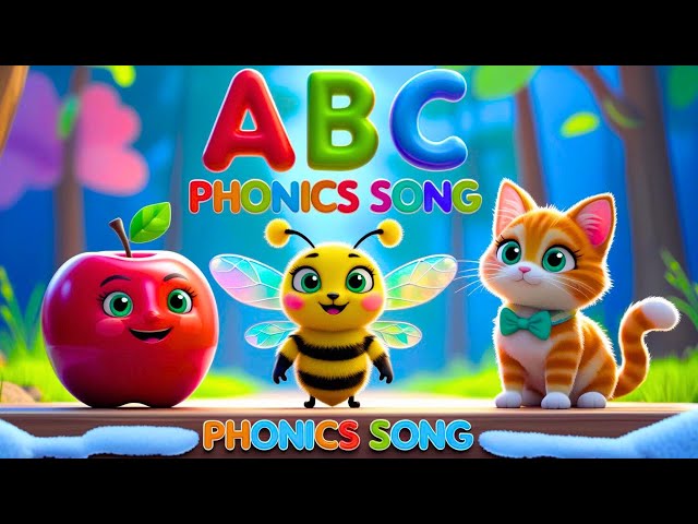 ABCD Song for Kids 🐘🐵 | A for Apple 🍎 | Fun Learning song | Animal Fun for Kids