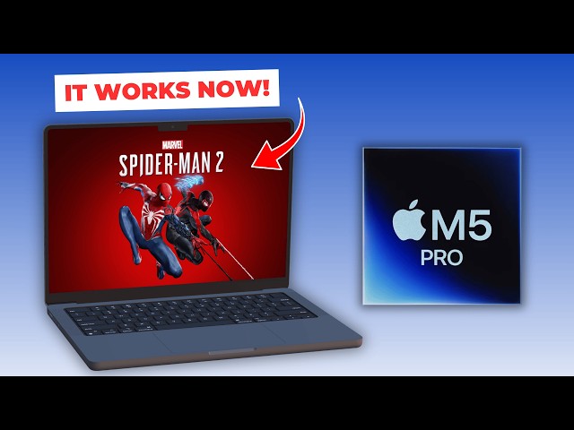 Gaming on the M5 Pro MacBook Pro is AMAZING! 12 games tested