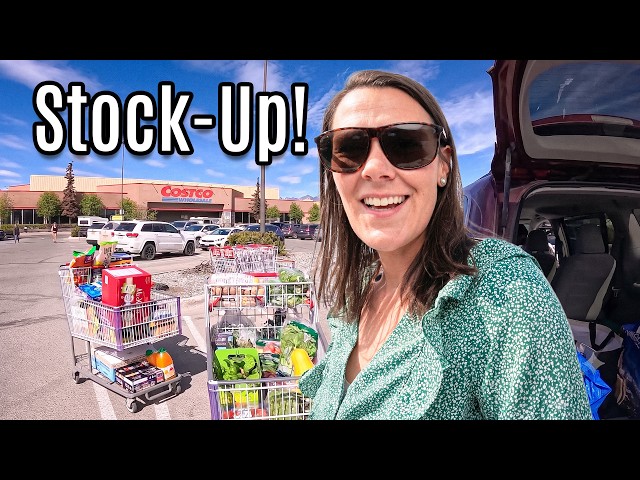 COSTCO Stock Up Trip | Back in Alaska After 4 Months!