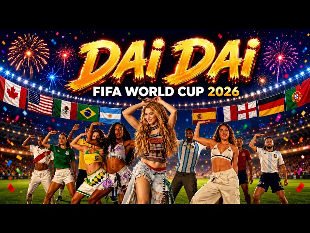 🔥 DAI DAI – Shakira Style 🌍⚽  Official World Cup Music Video 🎶🏆