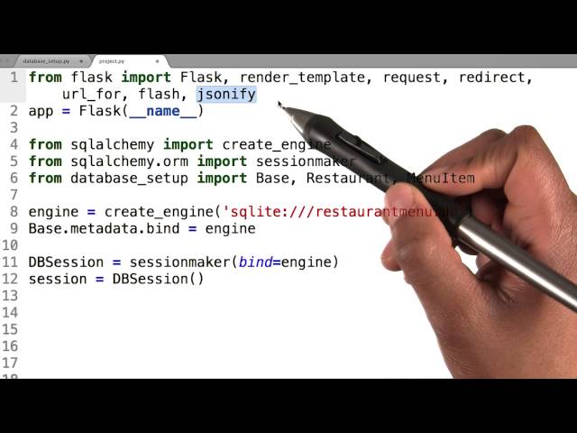 Responding With JSON - Full Stack Foundations