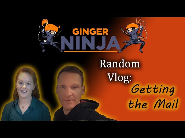 Getting the Mail (THEN SHE STEALS IT!) Random Vlog 01 - GingerNinja
