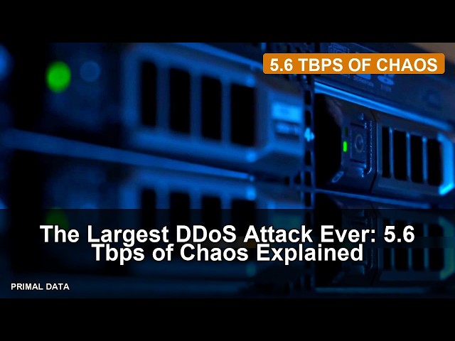 The Largest DDoS Attack Ever: 5.6 Tbps of Chaos Explained