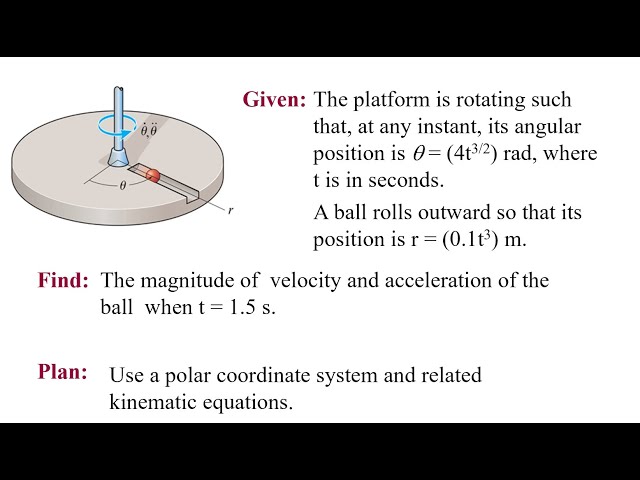 Module 17: Understanding Curvilinear motion-Radial and Transverse system-Example