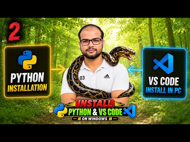 Install Python + VS Code in Window | Python Course # 2 | Asad Data Lab