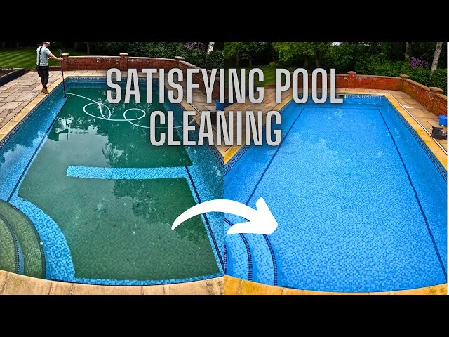 SATISFYING POOL CLEANING!