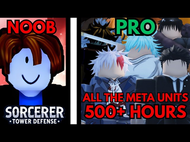 I Spent 500+ HOURS Obtaining THE STRONGEST UNITS In Sorcerer Tower Defense (Noob To Pro Movie)