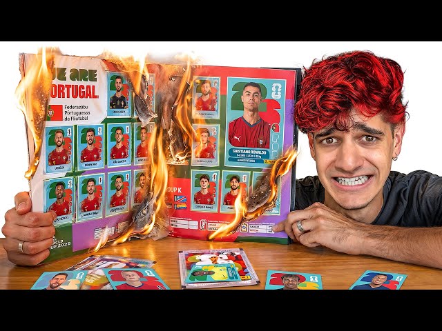 I Completed the World Cup Sticker Album in 24 Hours and Burned It.