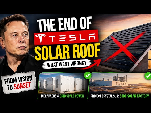 Tesla Solar Roof Is Ending: What Went Wrong and Why Tesla Is Betting on Grid-Scale Power