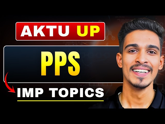 AKTU Programming for Problem Solving (PPS) | Most Important Topics