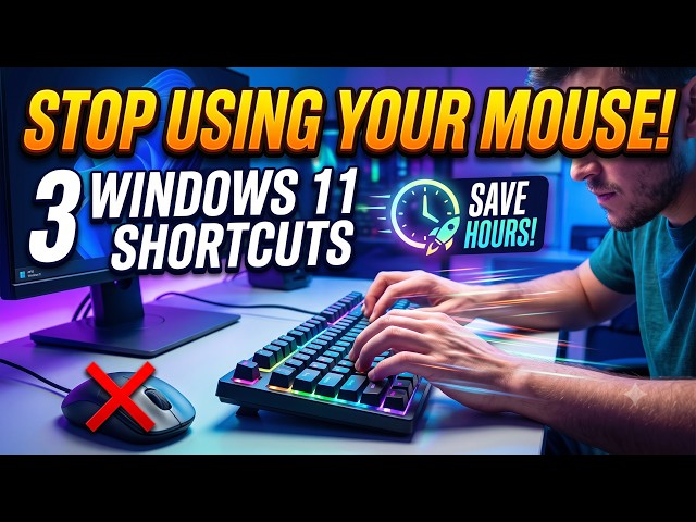 3 Keyboard Shortcuts That Make Windows 11 10x Faster