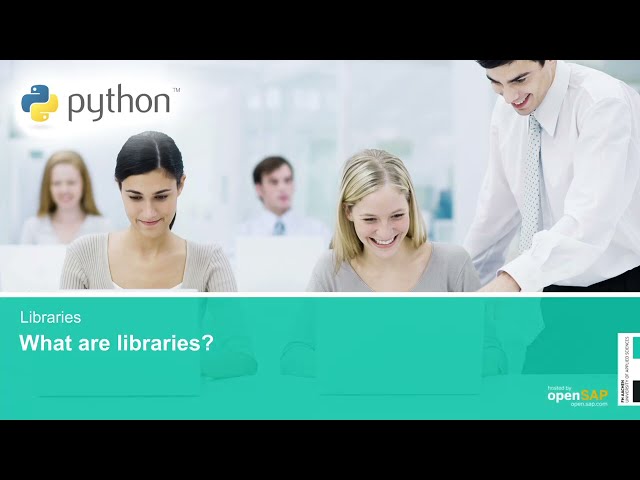 Python for Beginners - Week 6 Unit 1 - What are libraries?