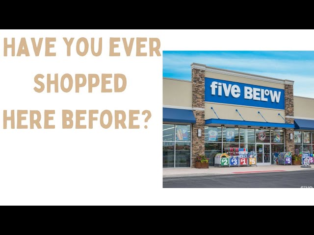 Five Below. Shop with Me!!! 😄