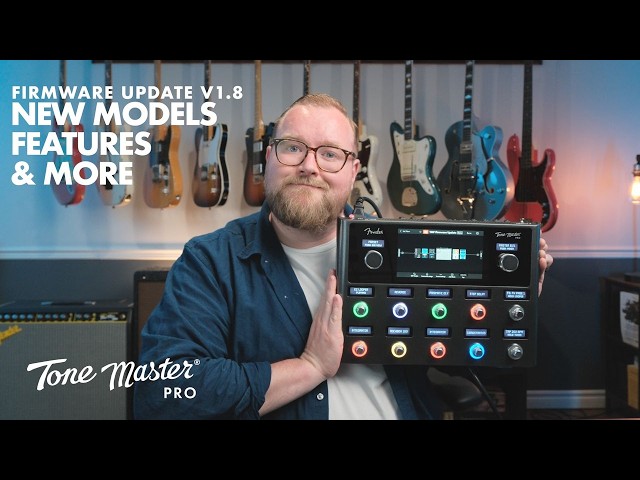 Will Bennett walks through new amps, effects and features on the Tone Master Pro | Fender