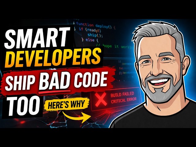 Smart Developers Ship Bad Code Too — Here's Why #SoftwareEngineering #CleanCode #DeveloperMindset