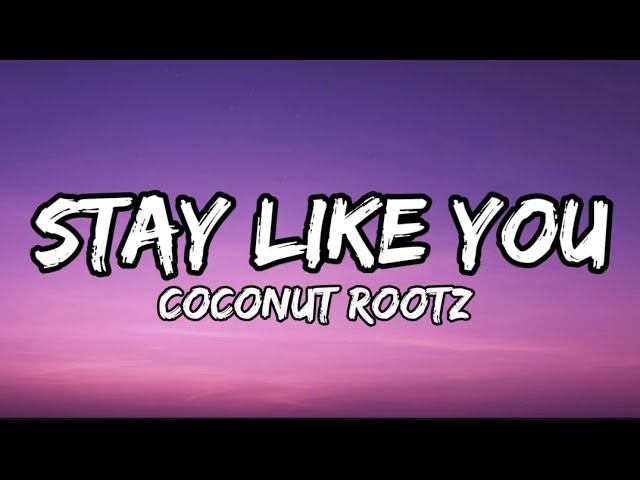 STAY LIKE YOU – COCONUT ROOTZ OFFICIAL LYRIC VIDEO 