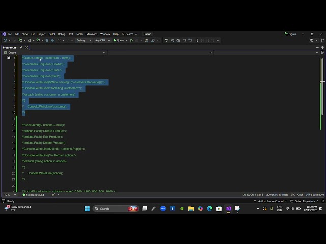 Queue C#