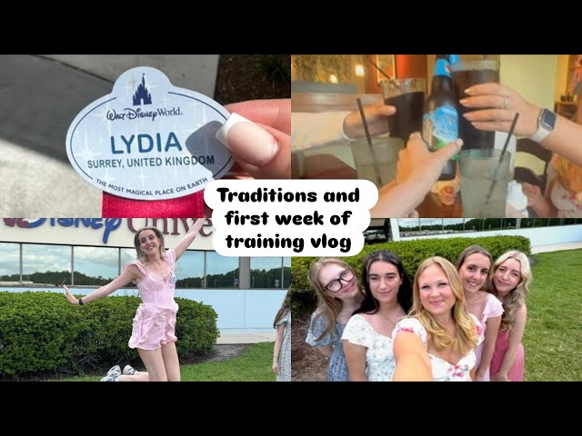 Disney Cultural Exchange Programme - Traditions and first week of training vlog 🙌🏻
