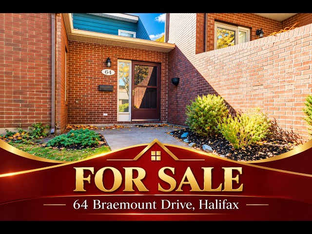 64 Braemount Drive, Halifax, Nova Scotia narrated video tour  (FOR SALE)
