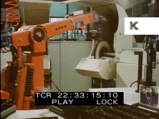 1980s Car Manufacturing, Mechanised Production Line, Automation