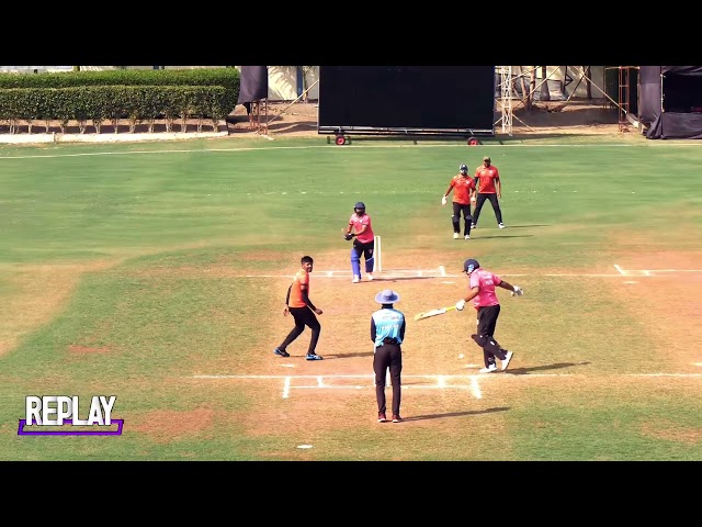 "Pragnesh Bhakta Unstoppable! ⚡ Power-Packed Boundaries in Inter-Caste Cricket Action"