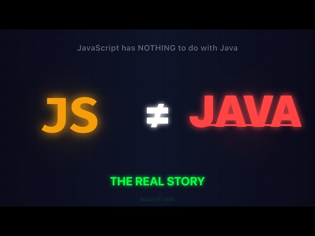 JavaScript Has Nothing to Do With Java — Here's Why