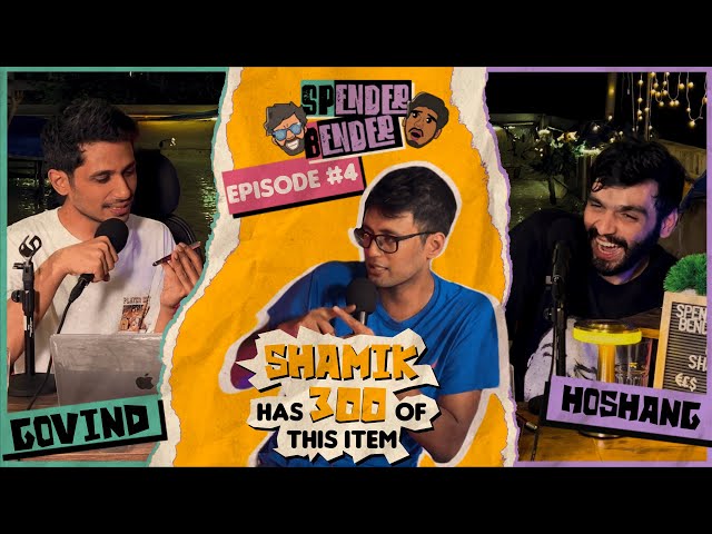 Spender Bender ft. Shamik's Toothpicks| @shamikchakrabarti| w/ Govind Menon & Hoshang Maini| Ep 04