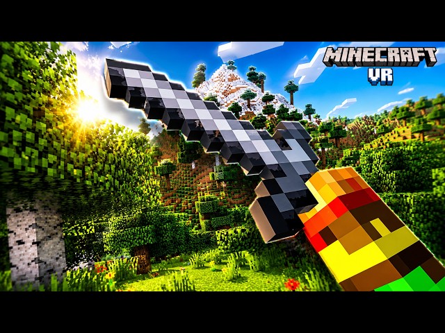 I Tried Surviving HARDCORE MINECRAFT In VR