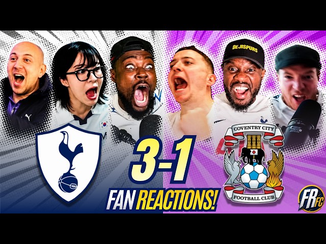 Spurs Fans EUPHORIC 🥳 Reactions to Tottenham 3-1 Coventry | Premier League Fan Reactions