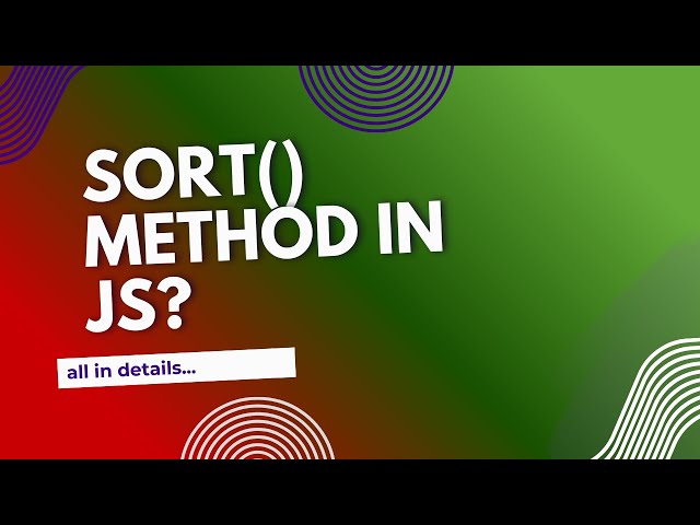 sort in javascript