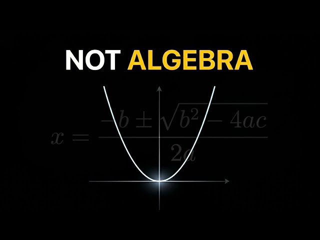 The Quadratic Formula Was Originally Geometry