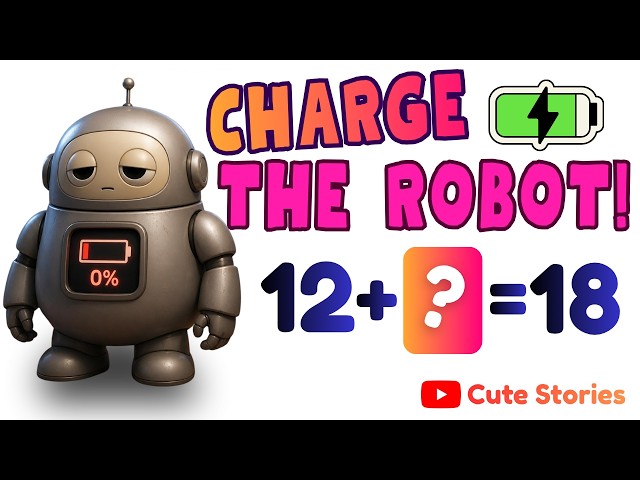 Find the Missing Number! 🤖  Fun Math Quiz for Kids