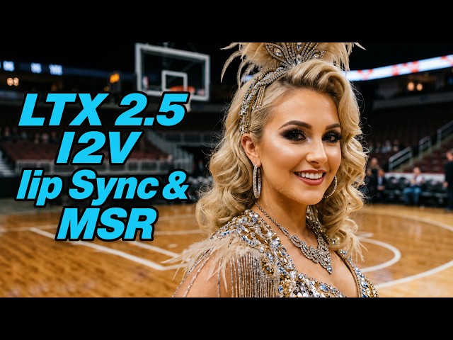 LTX 2.5 Image to Video Lip Sync & MSR ComfyUI Tutorial GGUF INT8 Convrot