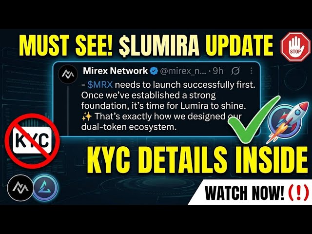 Mira Network Airdrop Update! $MRX KYC Details & Token Launch Delay 🚨
