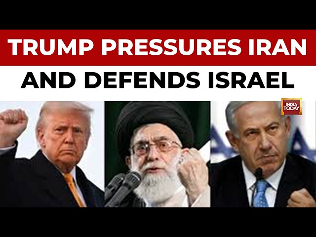 Trump Urges Quick Iran Deal, Criticizes Israeli President | World News | India Today News