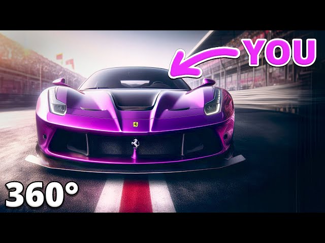 🚘 Ferrari Super Car Racing but in 360° VR