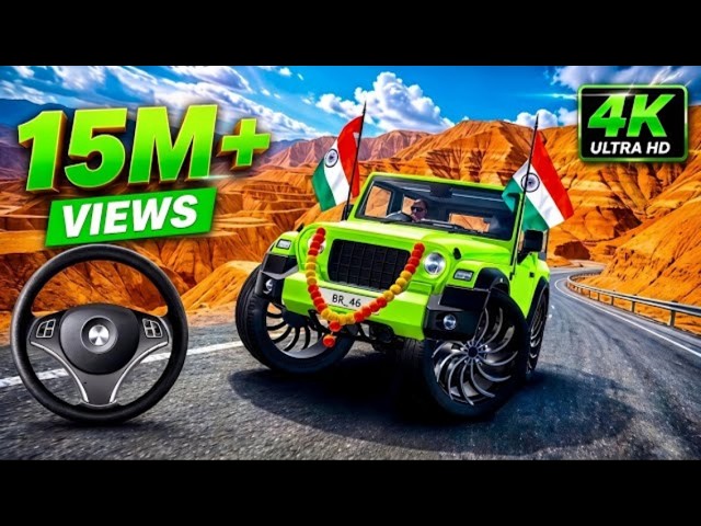 Modified Mahindra Thar Car Games: Indian Cars (Gadi Wala Game) - Car Game Android Gameplay 2026 #